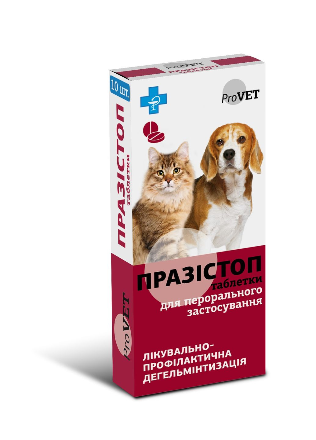 Антигельминтный препарат Празистоп для кошек и собак 10 табл. (4823082417568) ProVET (314983848)