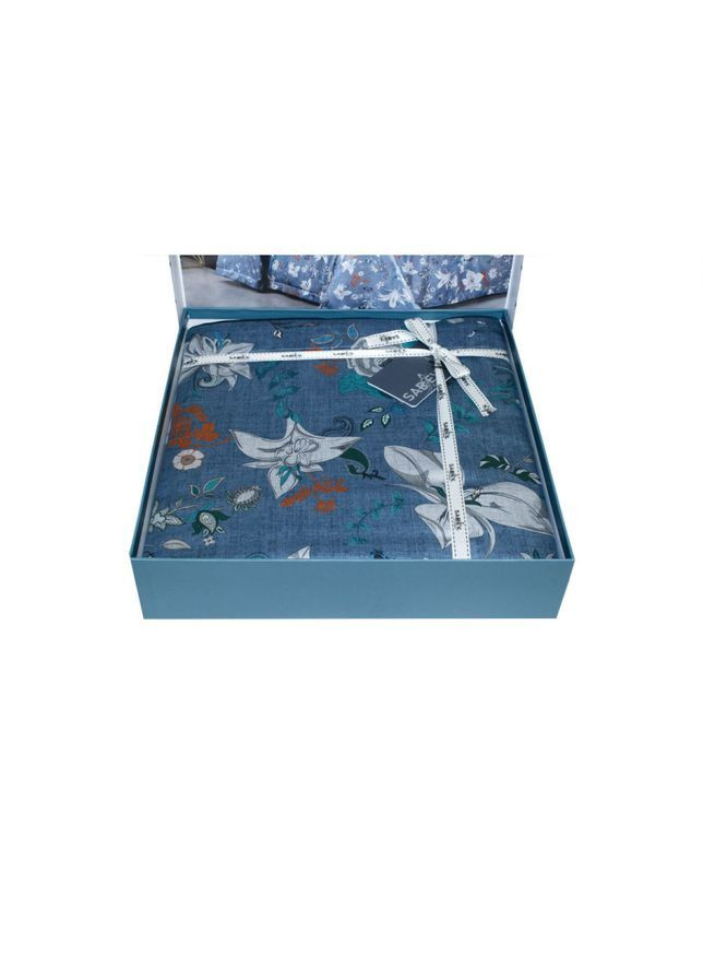 Постельное белье Portland mavi делюкс сатин 300ТС евро Sarev (367073123)