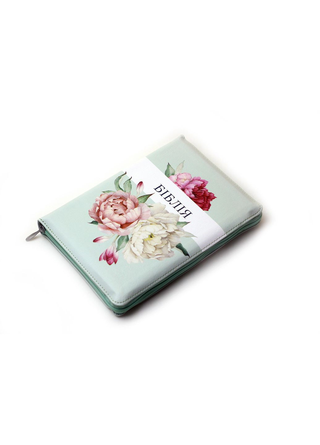 Біблія - піони, золотий зріз, індекси, замок, 13х18 см Українське Біблійне Товариство (356511318)