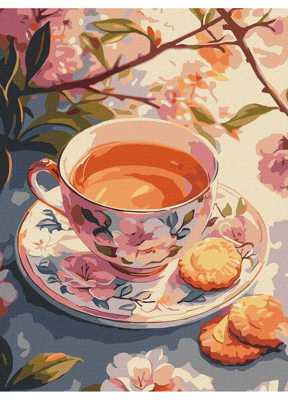 Картина за номерами Картина за номерами — Квітковий чай 30*40 см KHO 5722 Ідейка (362533692)