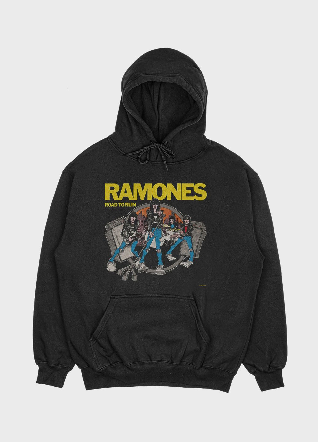 Мужское худое с рок принтом "Ramones" (HD004-004-2-280-F-BL-M) Modno (311527128)