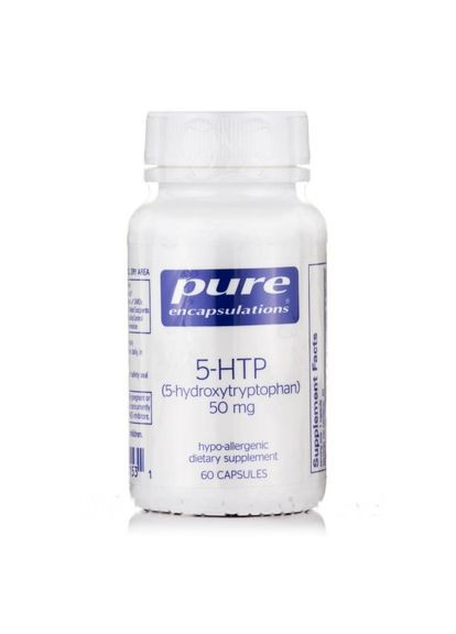 5HTP (5-Гідроксітріптофан),, 50 мг, 60 капсул (PE-00153) Pure Encapsulations (266799265)