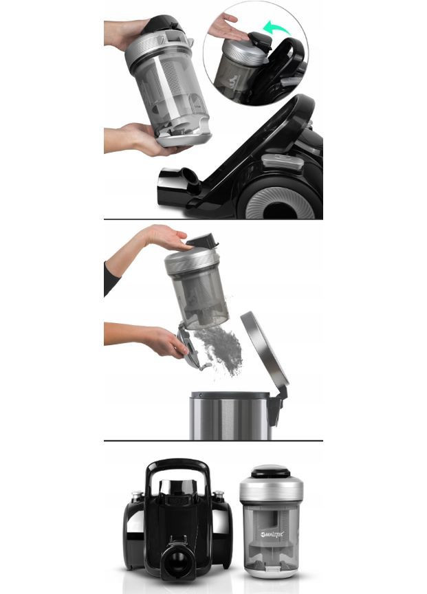 Пилосос безмішковий 12в1 TURBO CYCLONE (Польща) Maltec (362028266)