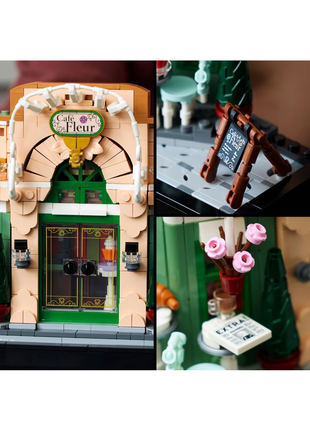 Конструктор Icons Французька кав'ярня 1101 деталь (10362) Lego (323239679)