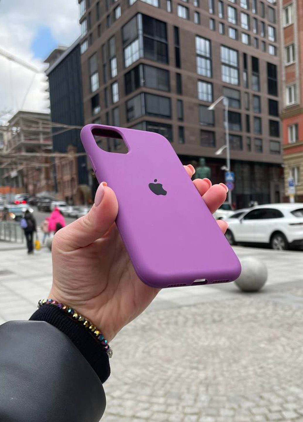 Чохол для iPhone 11 Pro фіолетовий Purple Silicone Case силікон кейс No Brand (289754173)