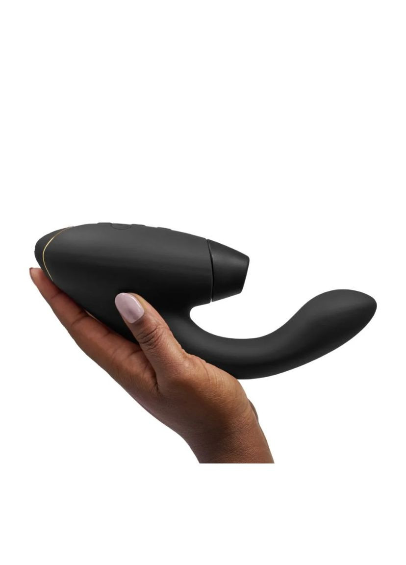 Інноваційний безконтактний вібраторстимулятор Duo 2 Black Womanizer (296793410)