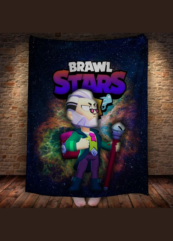 Плед з 3D принтом на тему Brawl Stars Герої Бравл Старс Перша Креативна мануфактура PERFECTUS Плед (301869547)
