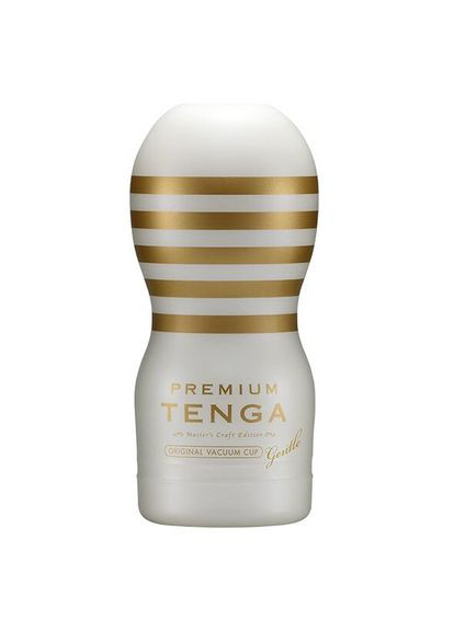 Мастурбатор Premium Original Vacuum Cup GENTLE (Глибока глотка) з вакуумною стимуляцією Tenga (297574016)