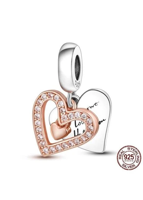 Шарм для браслета Pandora, Сияющее сердце Rose No Brand (384306064)