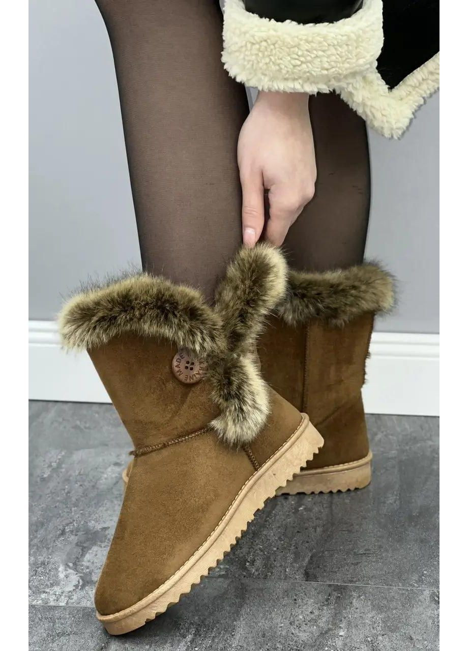 коричневі No Brand Уггі жіночі зимові (364858665)