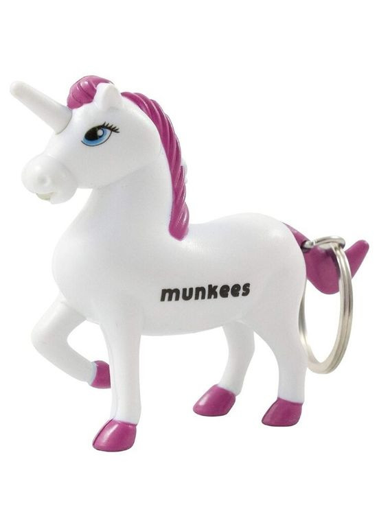 1114 брелокфонарик Unicorn LED white-pink (1114-WPK) Munkees (316534946)