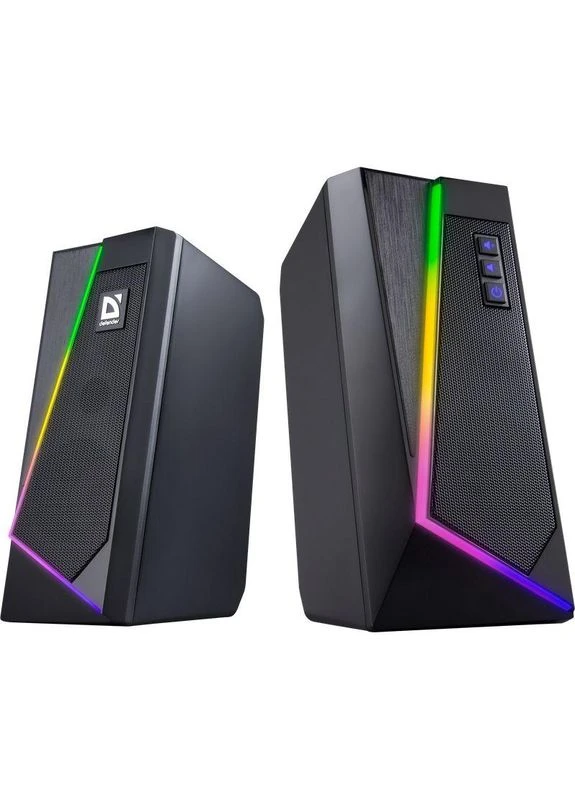Акустична система 2.0 Solar 3 10 Вт, BT/Light USB Defender (393952223)
