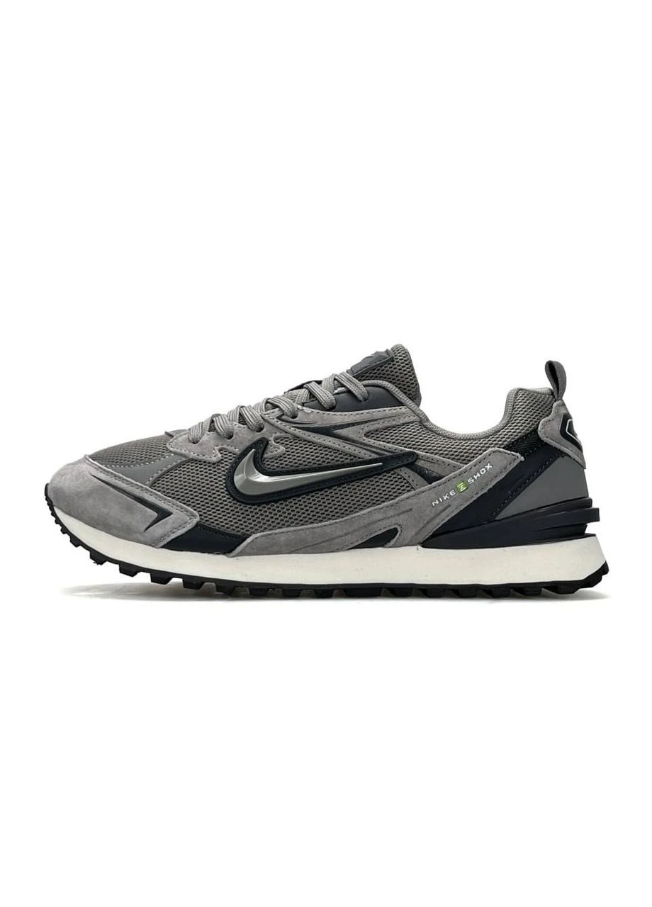Сірі кросівки чоловічі nike демісезон No Brand Waffle S Grey