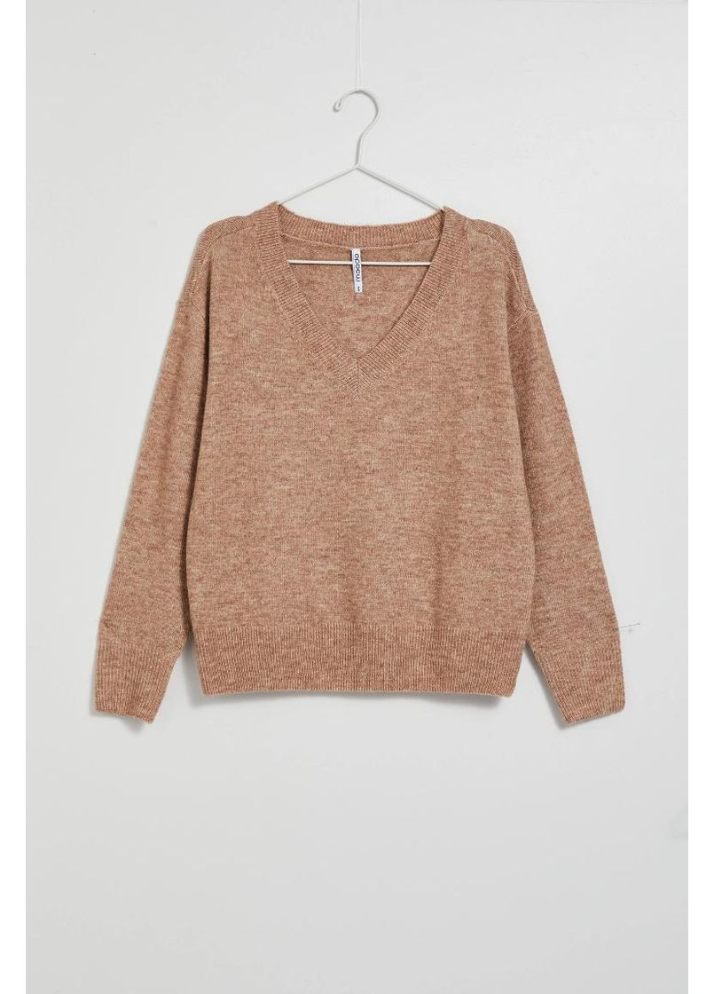 Бежевий зимовий светр Moodo