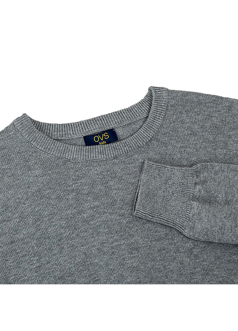 Серый демисезонный детский джемпер серый Oviesse