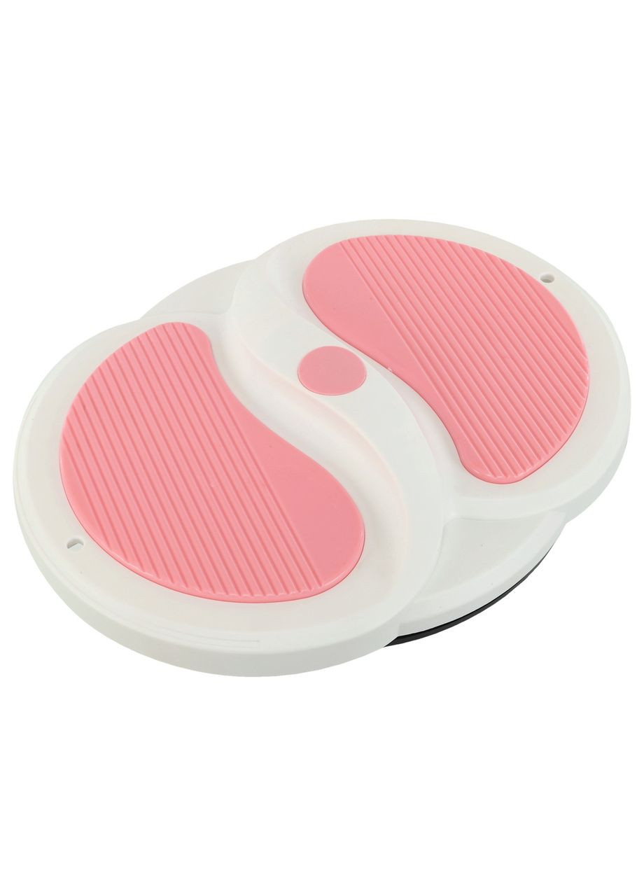 Диск здоровья массажный Грация FI-0913 (пластик, d-35х27см, белый-розовый) SP-Sport (361435536)
