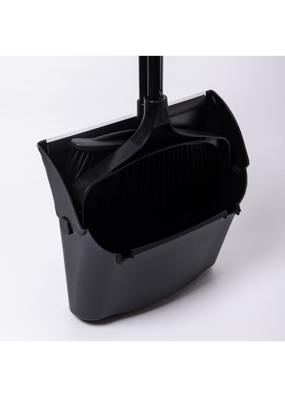 Набір віник і совок на довгій ручці для підлоги 32×29×95 (см) Чорний HP-45-2 (A-046201) Yiwu (366816708)