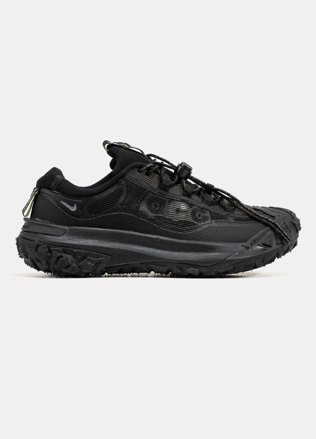 Чорні Осінні кросівки чоловічі nike acg mountain fly 2 low black gore-tex | найк ацг моунтеін чорні No Brand