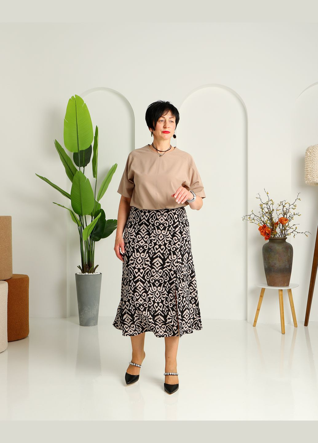 Літня спідниця трапеція No Brand (295689584)