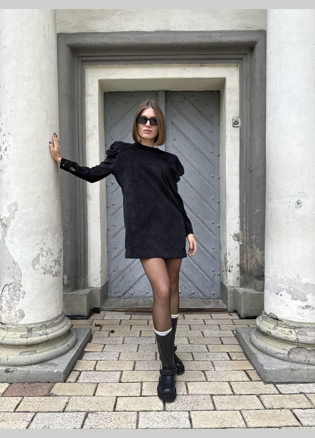 Чорна повсякденний сукня Timiami однотонна