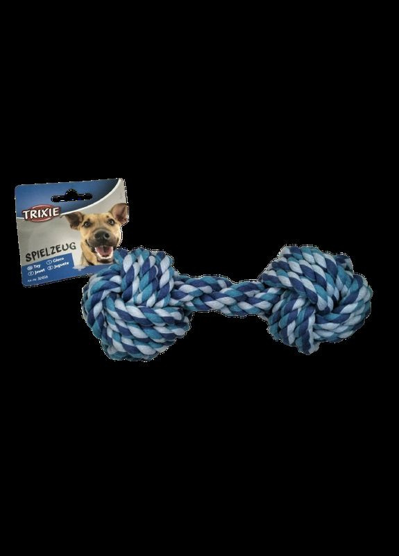 Іграшка для собак 32656 Гантель плетена 20 см Trixie (269341503)