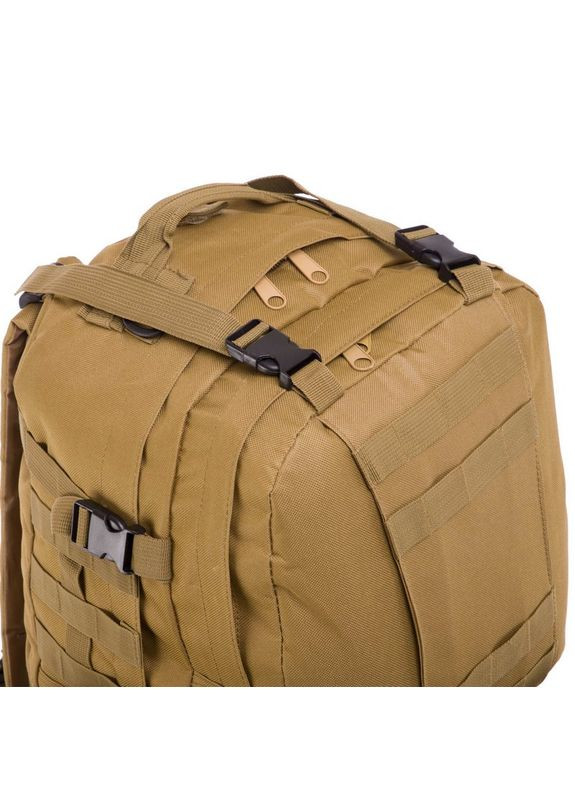 Рюкзак тактический штурмовой трехдневный (полиэстер, нейлон, размер 52x31x28см, 45л, ) (TY-7100_Хаки) Record (361436513)