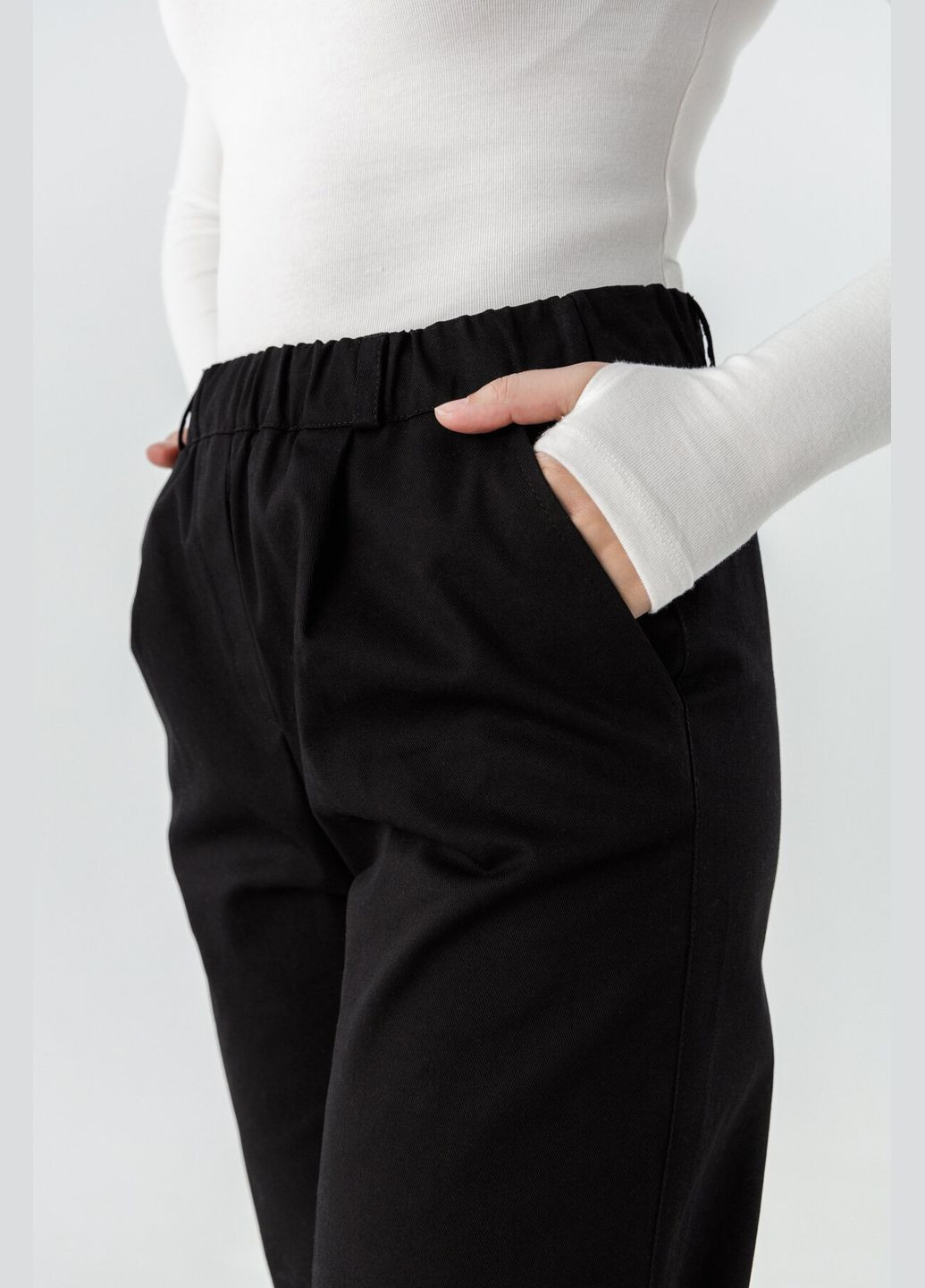 Штани жіночі однотонні 2006 (2000990463425D) shop (2000990463425) No Brand МОМ (284116667)