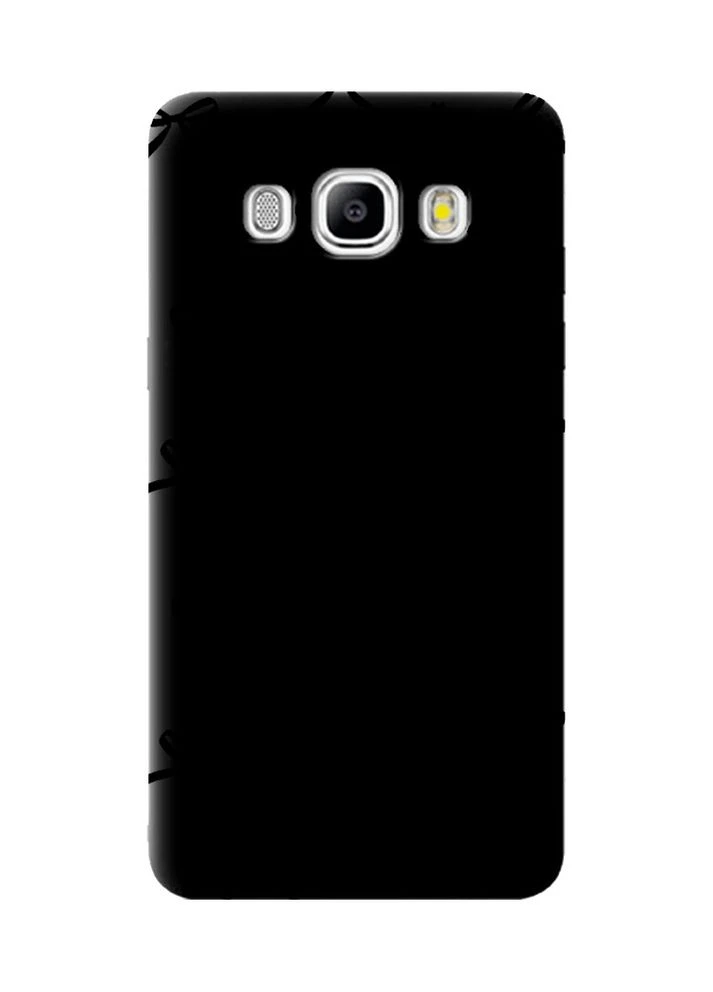 Матовий чорний чохол на Samsung Galaxy J5(2016) J510 Бантики (принт 405) Creative (355399103)