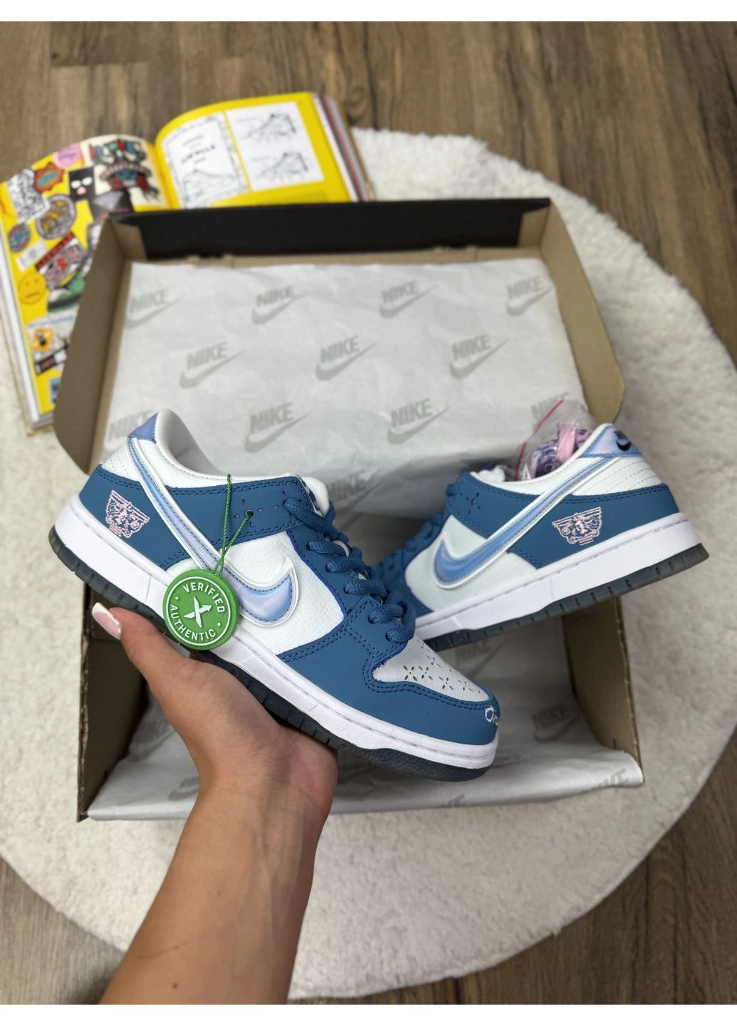Цветные летние кроссовки nike sb dunk born and raised найк сб данк No Brand