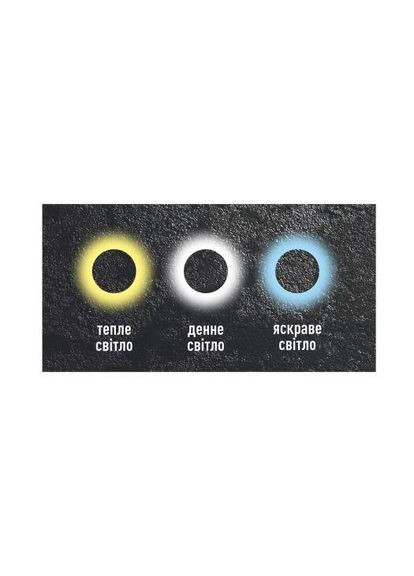 Фасадний світлодіодний світильник MWL 9W 3CCT IP65 BL Circle Maxus (365802015)