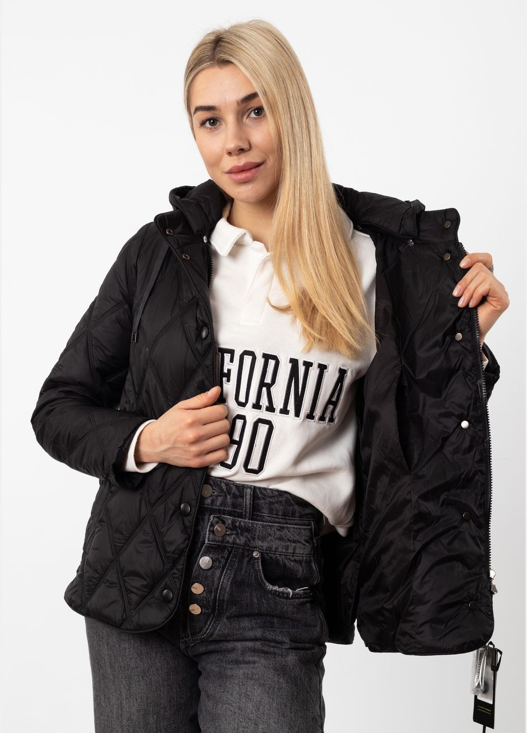 Чорна куртка (к847) Monte Cervino