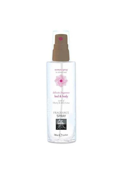 Спрей для тела и постели с феромонами и афродизиаками SHIATSU Fragrance Вишня и белый лотос, 100 мл No Brand (303903216)