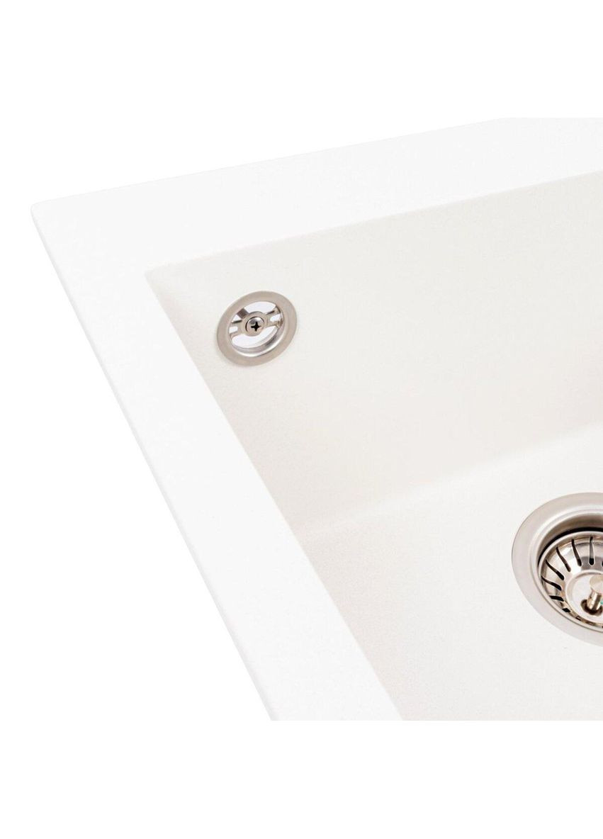 Гранітна мийка GALAX 5050 матова Білосніжна Valeso (372477455)