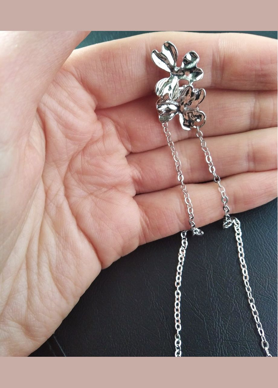 Серебристое правое кафе с цепями, 5316 Fashion Jewelry (338431309)