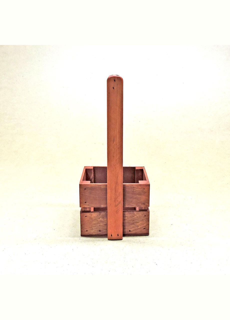 Подарунковий кошик з дерева Шервуд 12х12 корал (ПДК-0021114) No Brand (328910530)