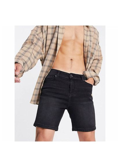 Шорти джинсові 105913396 washed black DTT (370393934)