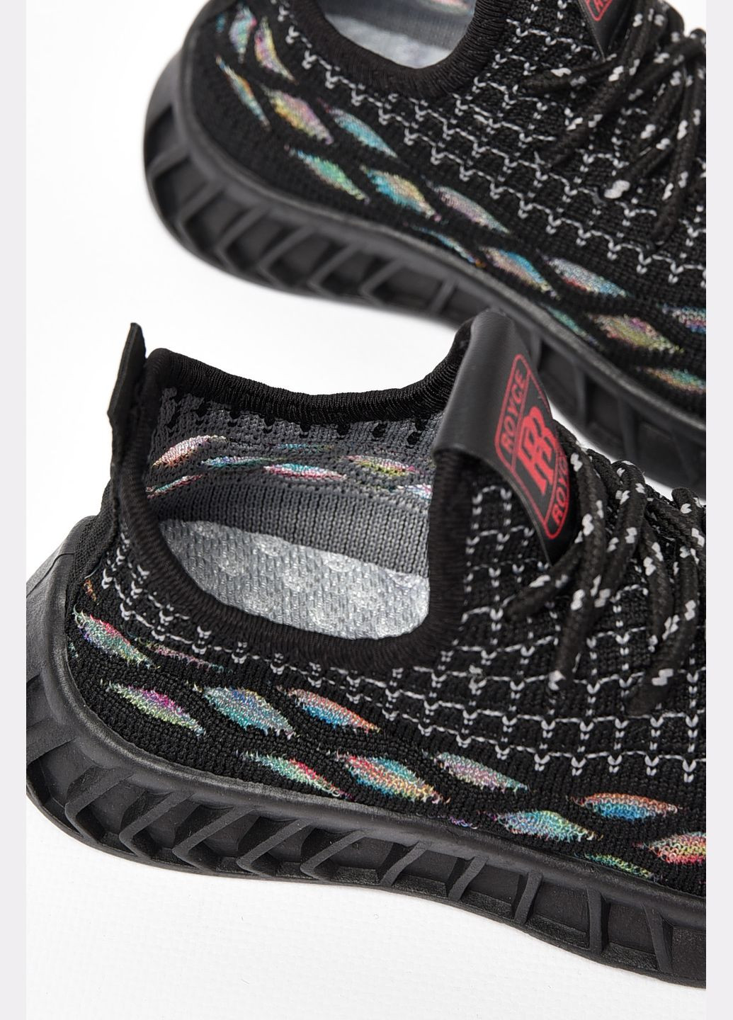 Черные демисезонные кроссовки детские для мальчика текстильные черного цвета Let's Shop