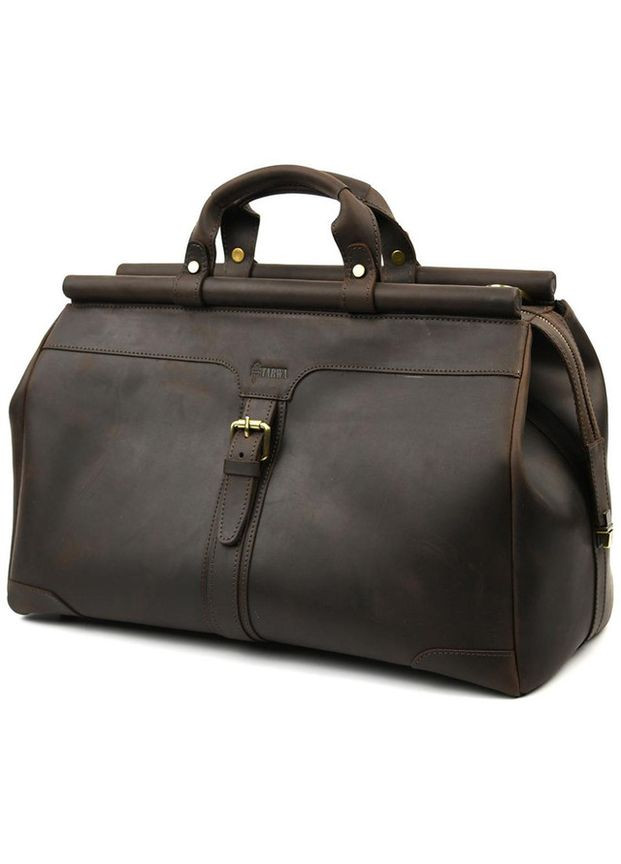 Сумка саквояж мужская кожаная Коричневый 35673 TARWA (334285426)
