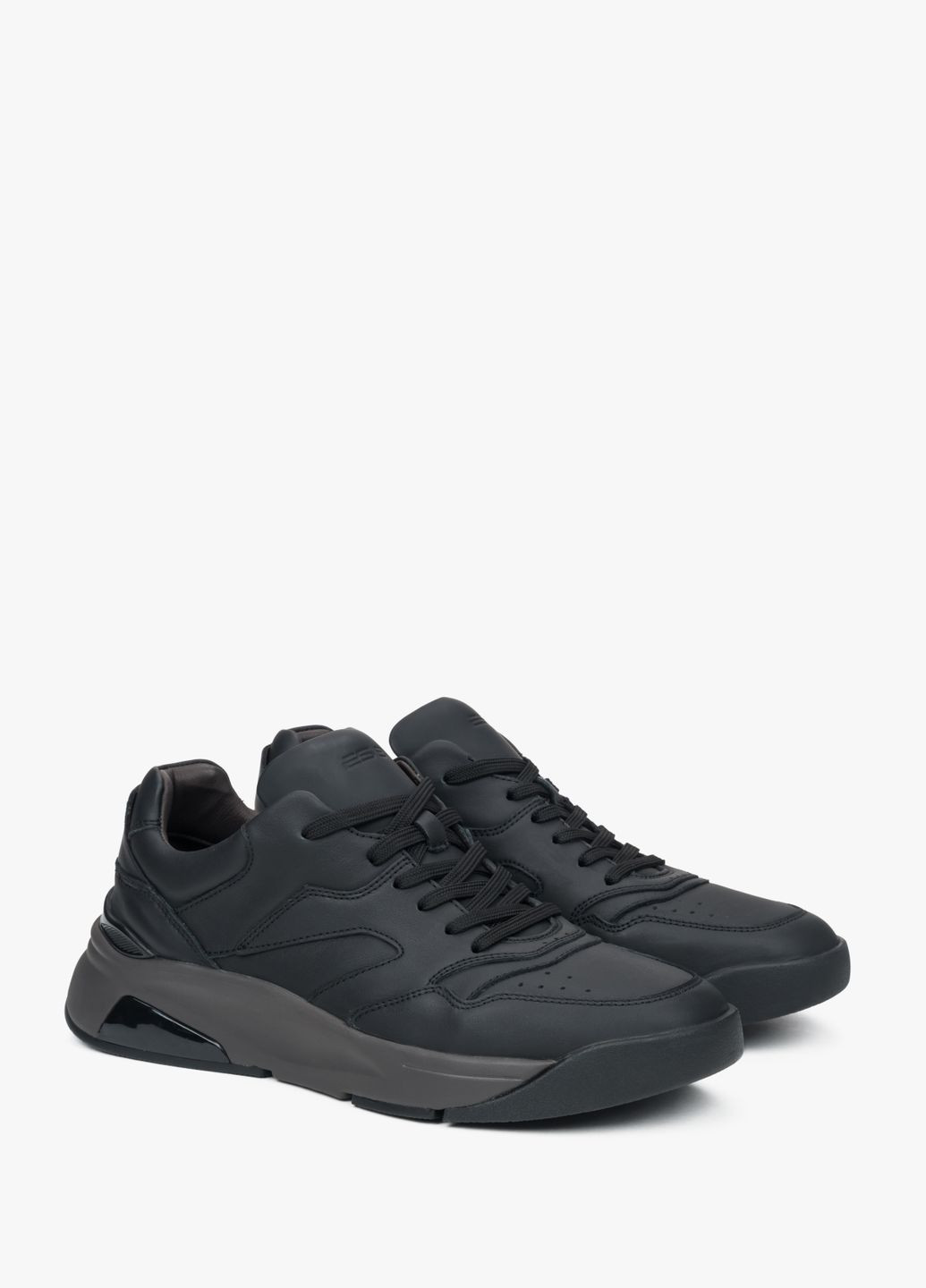 Чорні Осінні кросівки, колір чорний ES8