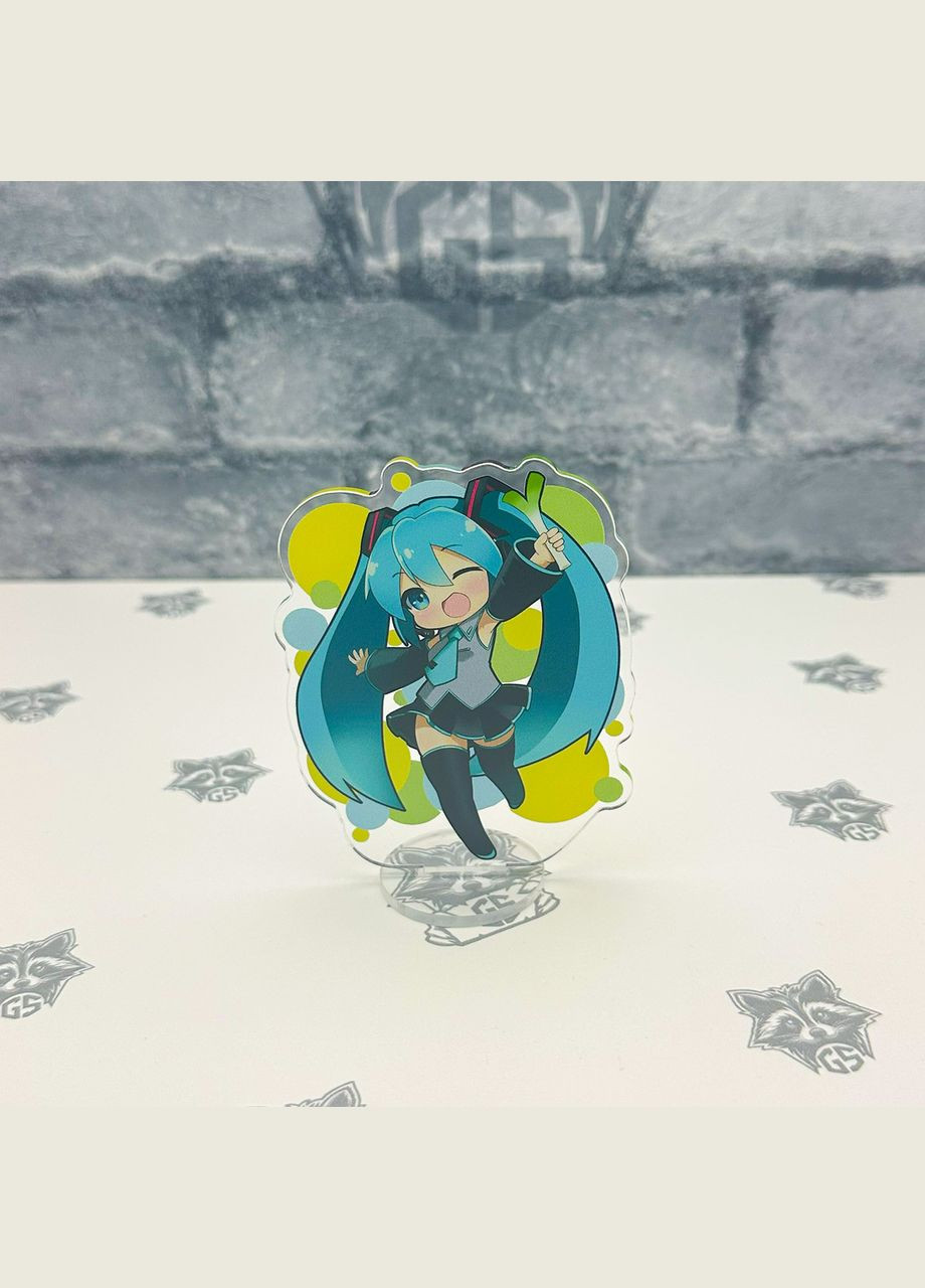 Акрилова колекційна фігурка Chibi Hatsune Miku Хатсуне Міку 1 10 см No Brand (339619493)