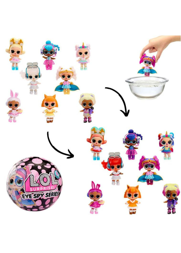 Ігровий набір з лялькою LOL SURPRISE! серія "Eye " – Загадкові подружки, дисплей (542629) Spy (364310486)