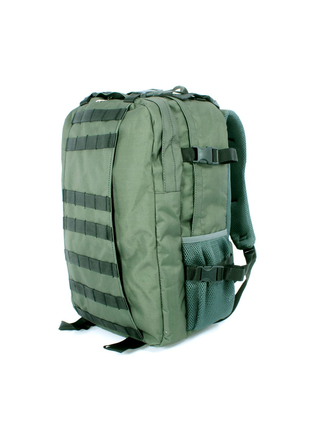Тактичний рюкзак 60001армійський 2відділення фронтальні кишені додаткові кріплення розмір 50*34*27зелений BagWay (285815039)