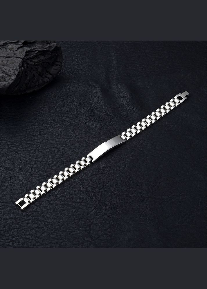 Металлический браслет с гравировкой на подарок. Индивидуальная гравировка на браслете No Brand (300672439)