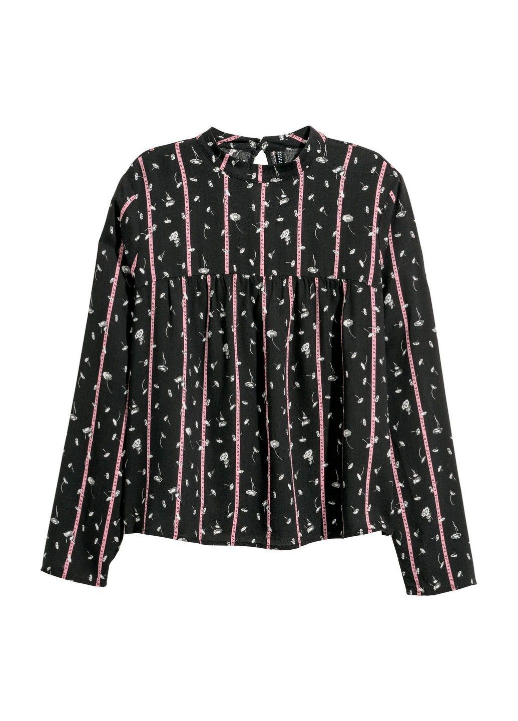 Чёрная блуза H&M
