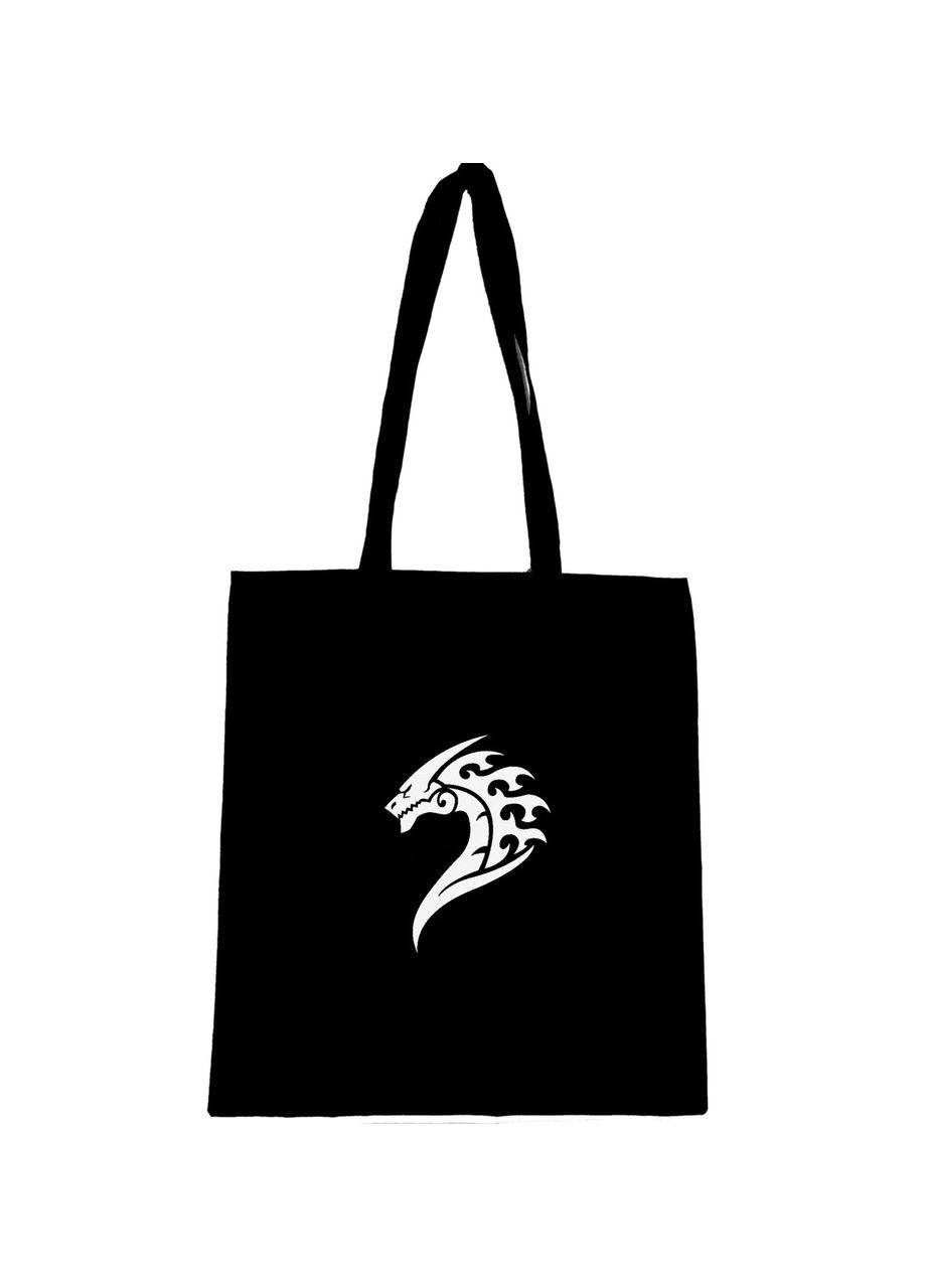 Эко сумка шопер сумка с принтом "Дракон" Handmade (292713300)
