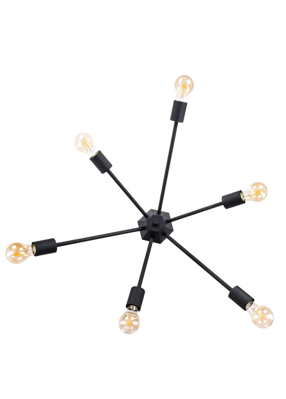 Люстра (светильник потолочный) Attic X-6 C280/370 Black Atmolight (325882724)