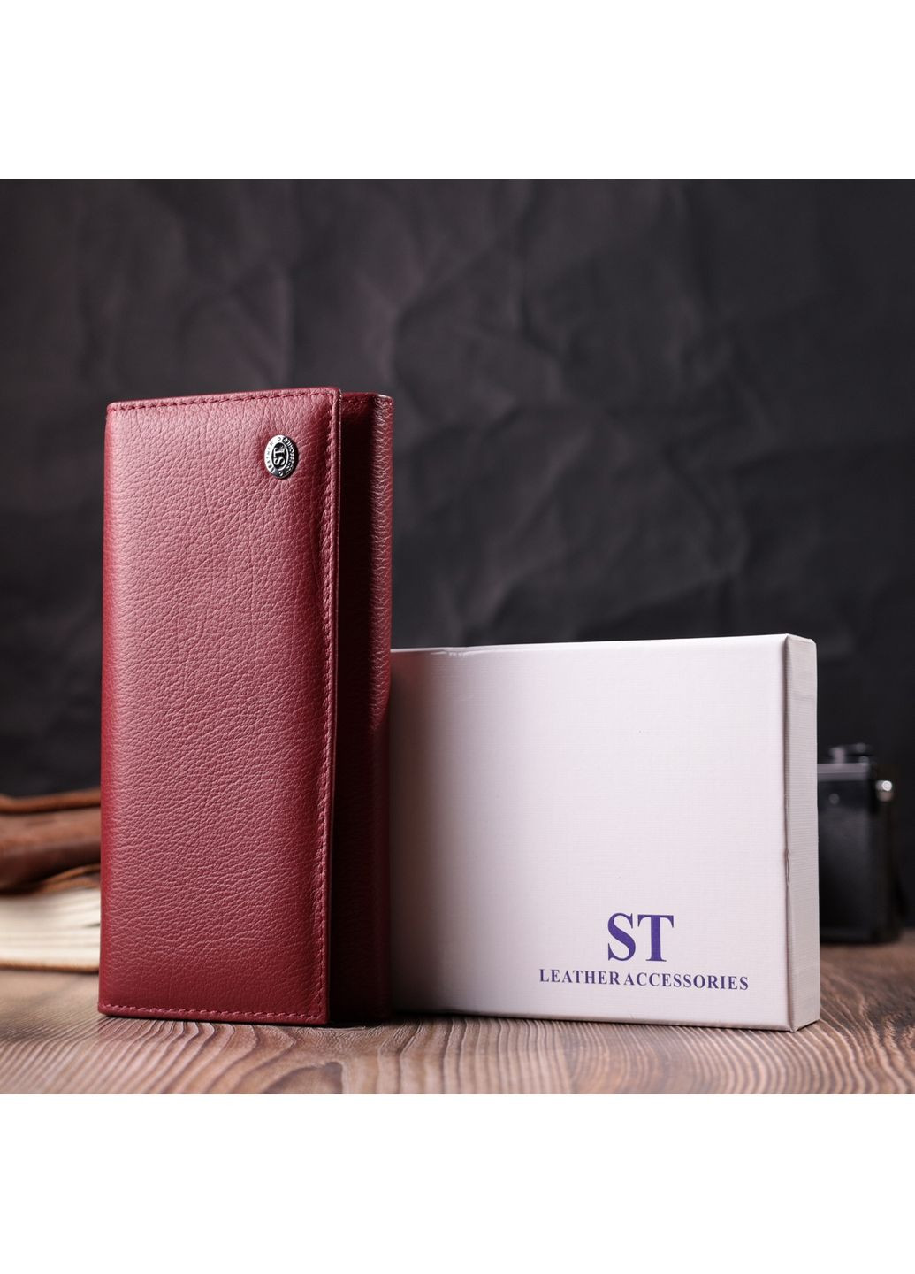 Жіночий шкіряний гаманець st leather (288188710)