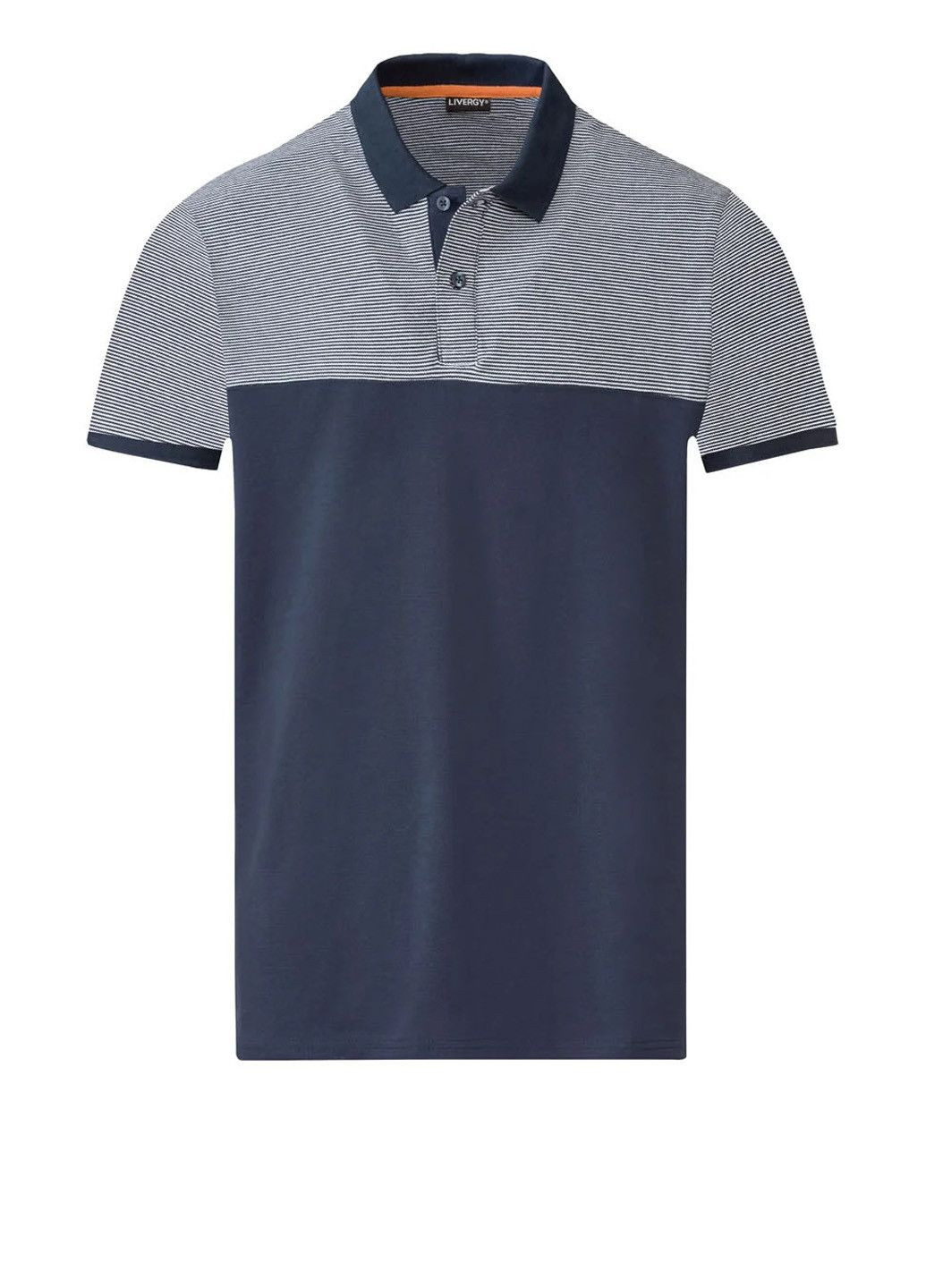 Футболка-поло з бавовняного піке для чоловіка Livergy (362894169)