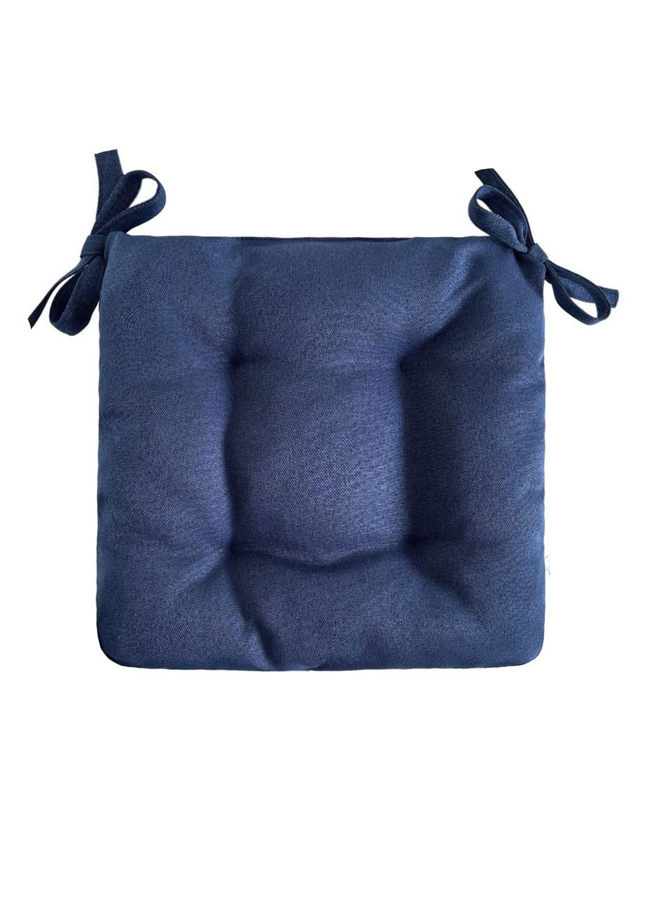 Подушка для кресла рогожка см темно-синий No Brand (324832684)