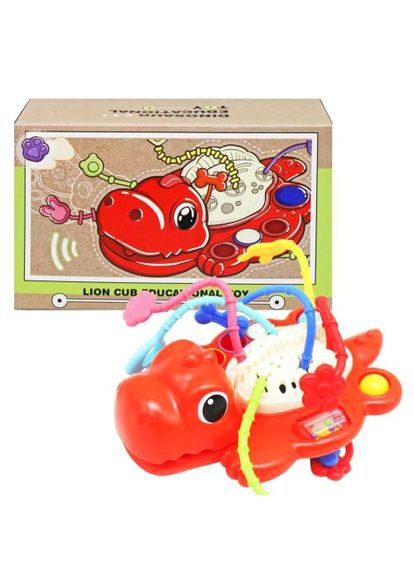 Погремушка Монтессоры Крокодильчик MIC развивающая игрушка для детей с резиновыми элементами и прорезывателями. ProDobro (367091054)